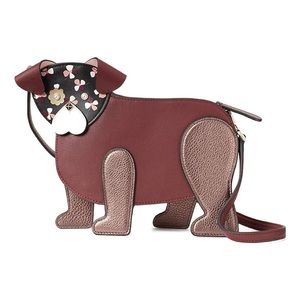NWT Kate Spade Dog Crossbody Floral Pup Purse Clutch Bag